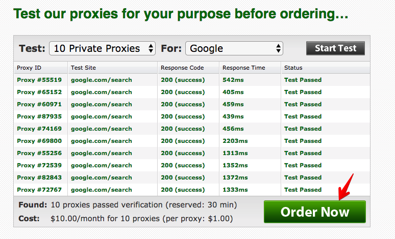 order proxies from instant proxies
